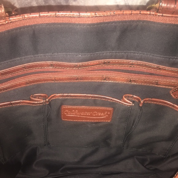 Coldwater Creek Faux Croc Briefcase/Laptop/Handbag - Picture 7 of 8